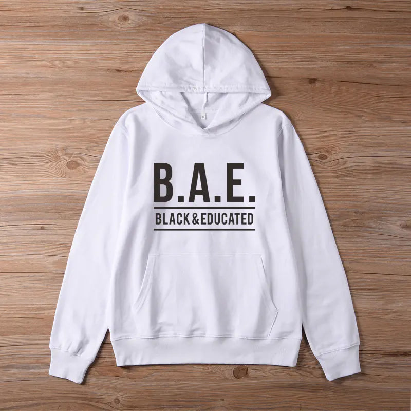 BAE Black Educated Hoodie for Women Streetwear