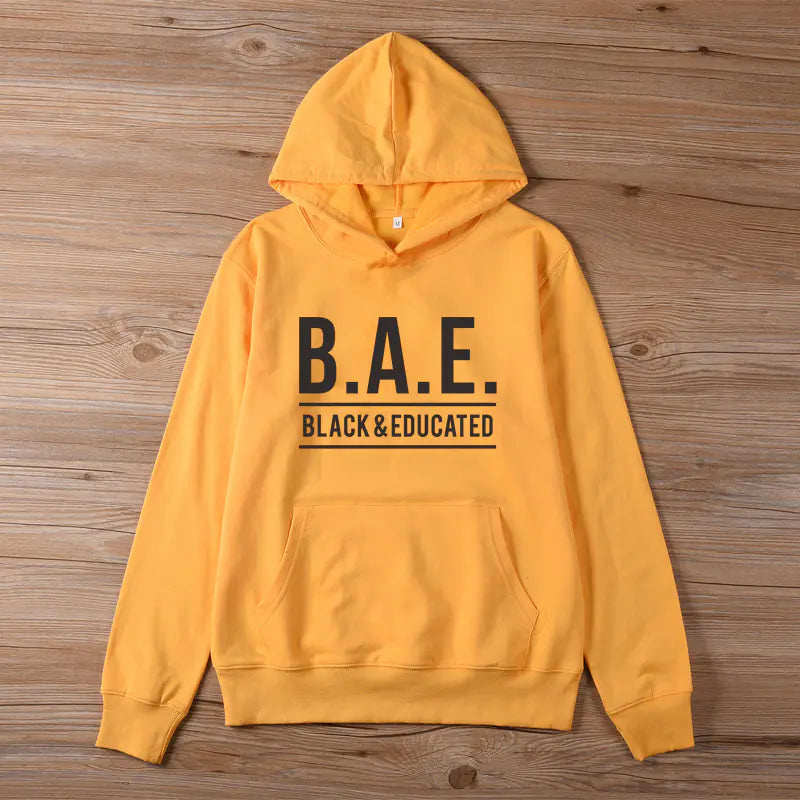 BAE Black Educated Hoodie for Women Streetwear