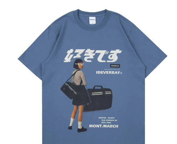 Harajuku Hip Hop Cotton Men's T-Shirt