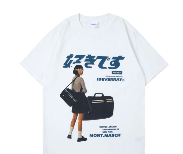 Harajuku Hip Hop Cotton Men's T-Shirt