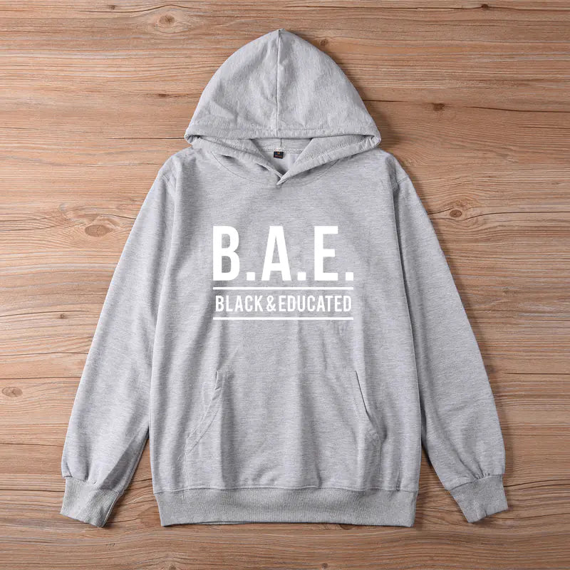 BAE Black Educated Hoodie for Women Streetwear